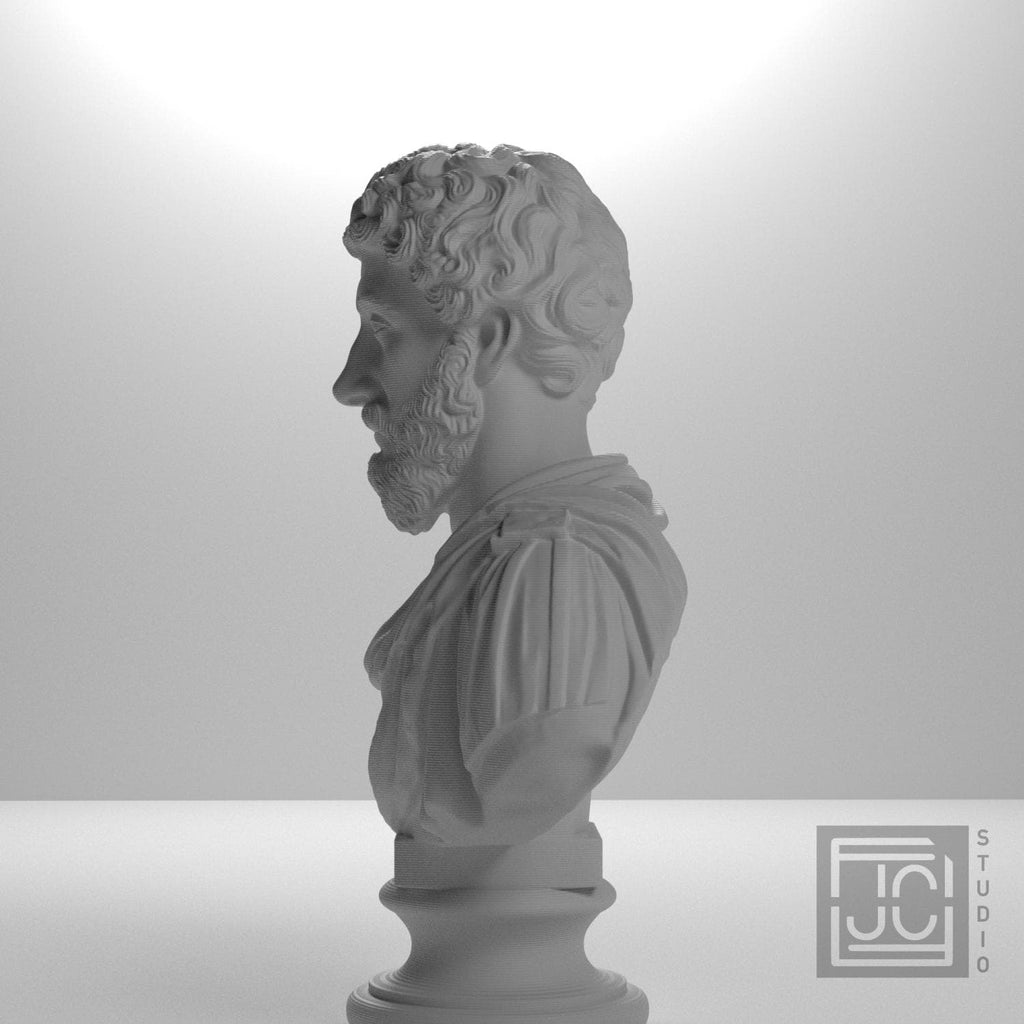 Marcus Aurelius 3D Printed Collectible Bust