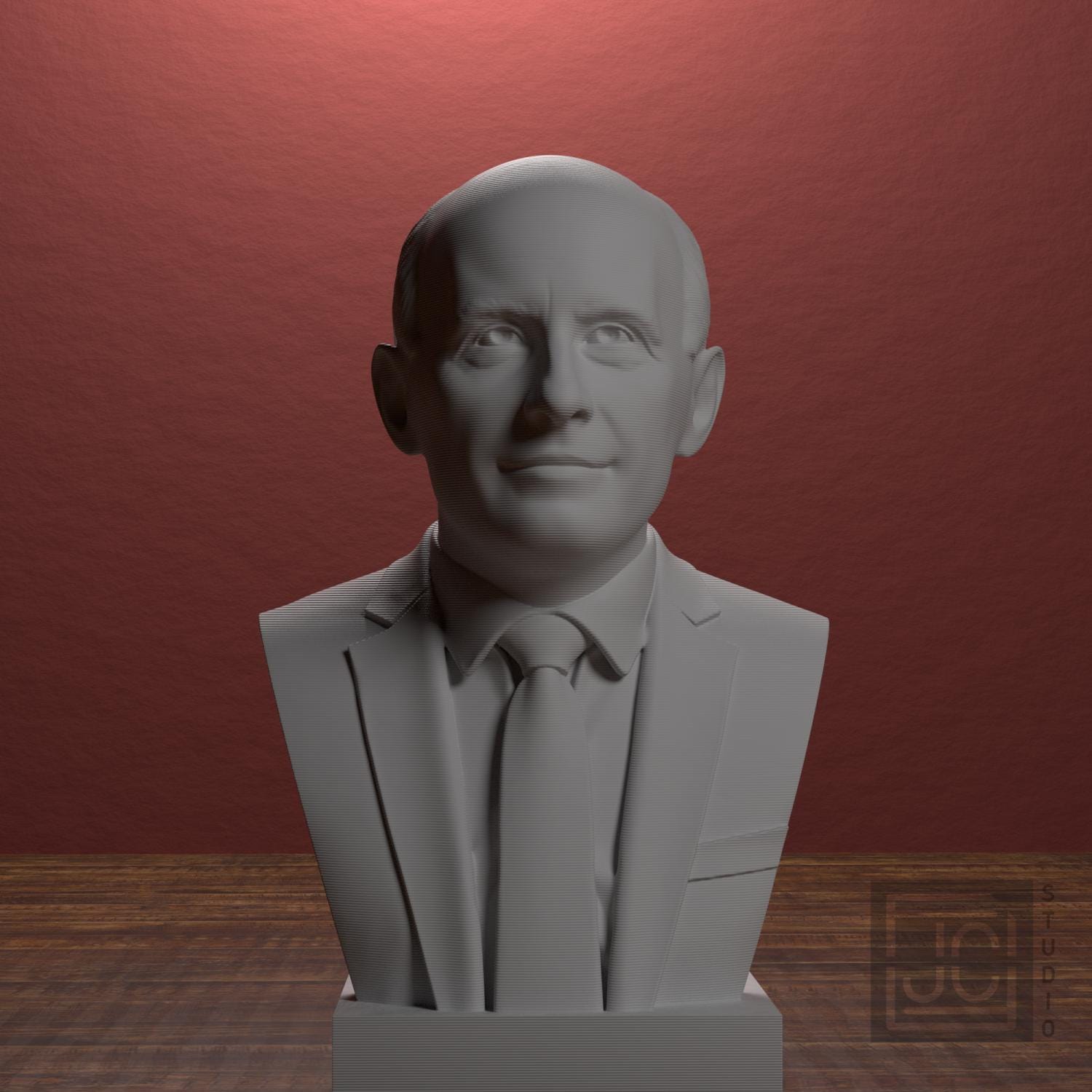 Enrico Fermi 3D Printed Collectible Bust