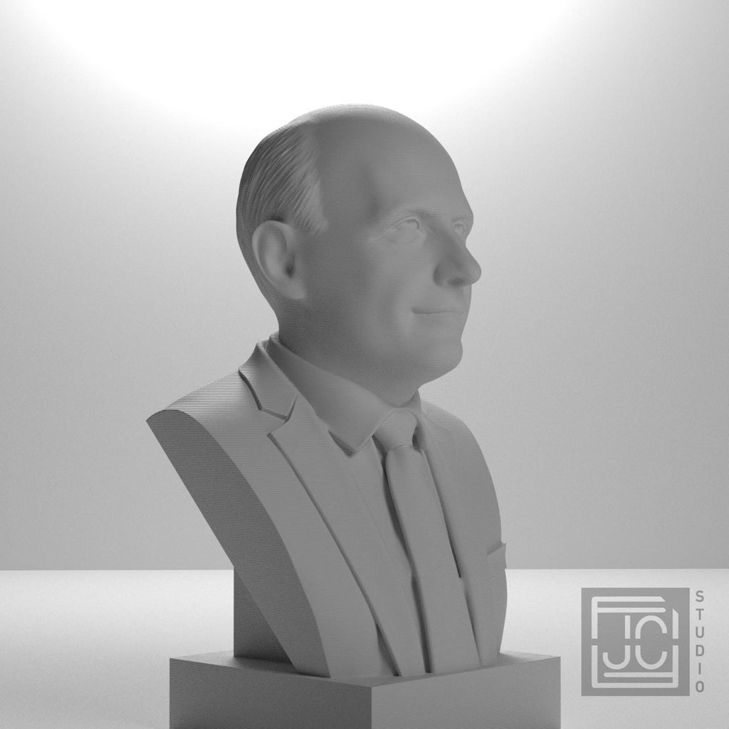 Enrico Fermi 3D Printed Collectible Bust