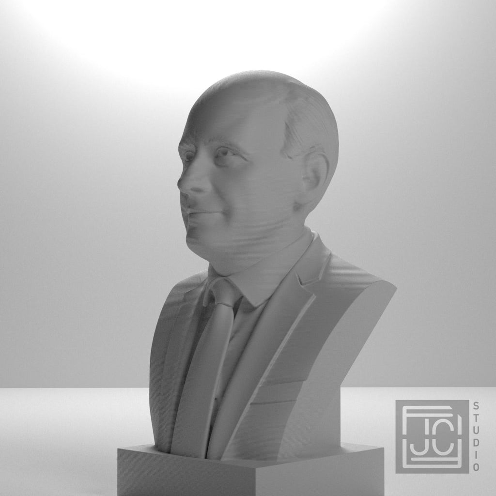 Enrico Fermi 3D Printed Collectible Bust
