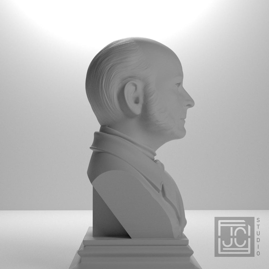 John Quincy Adams 3D Printed Collectible Bust