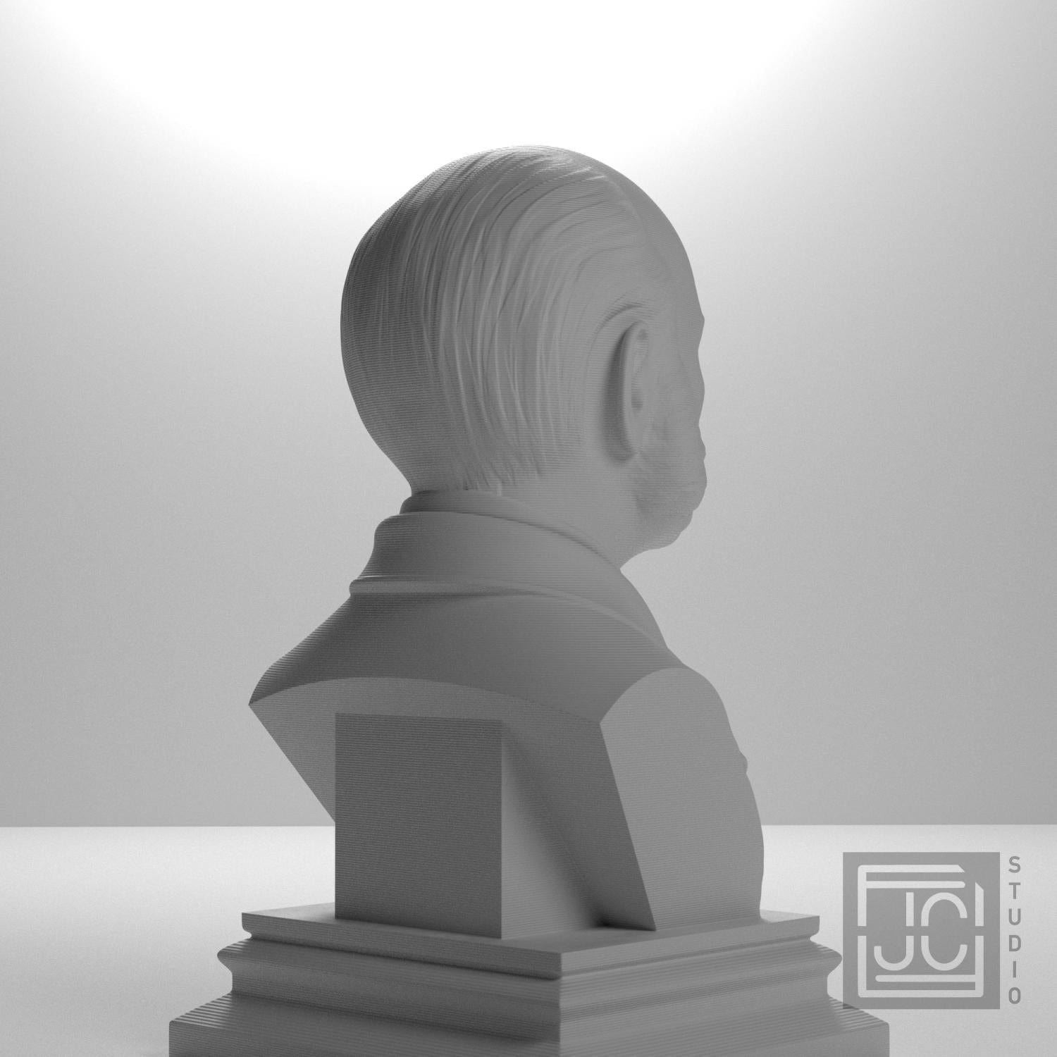 John Quincy Adams 3D Printed Collectible Bust