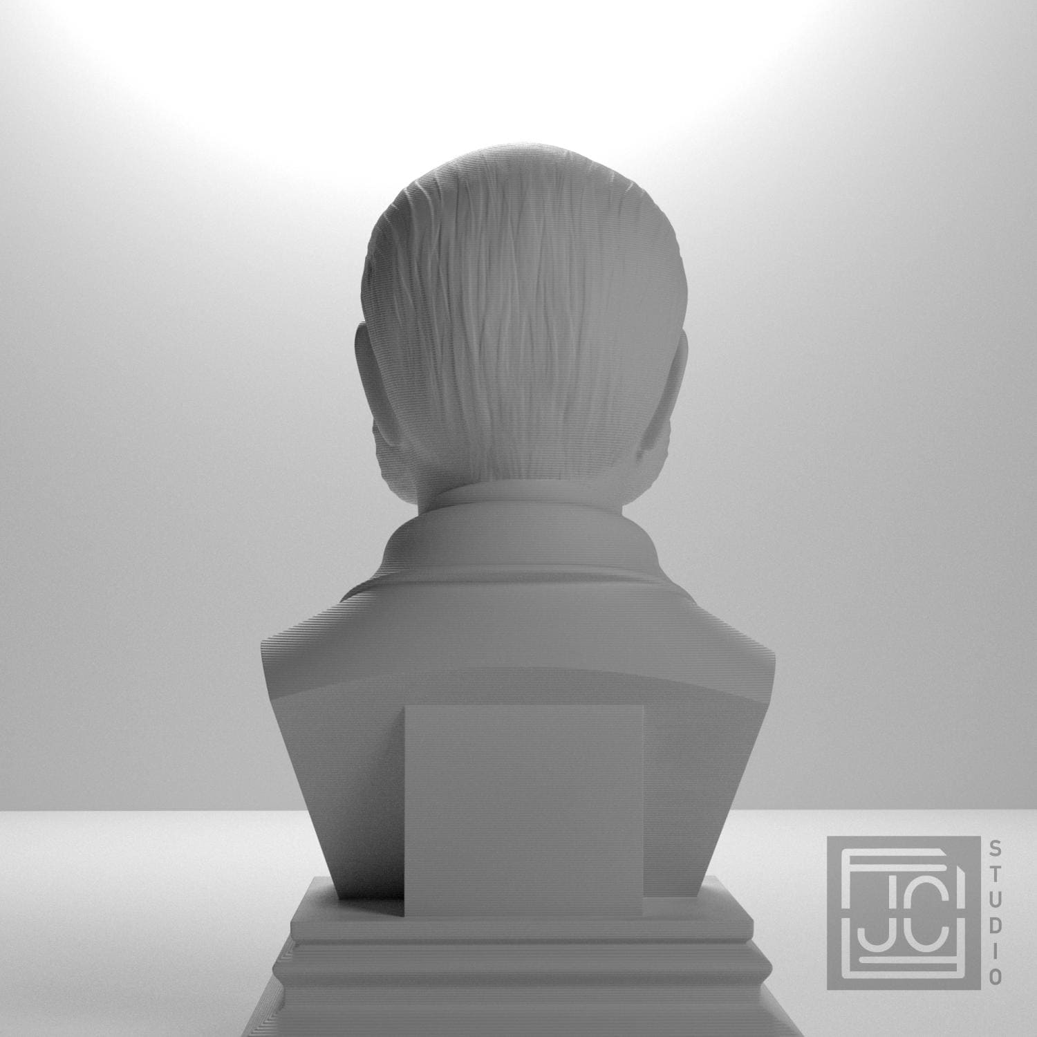John Quincy Adams 3D Printed Collectible Bust