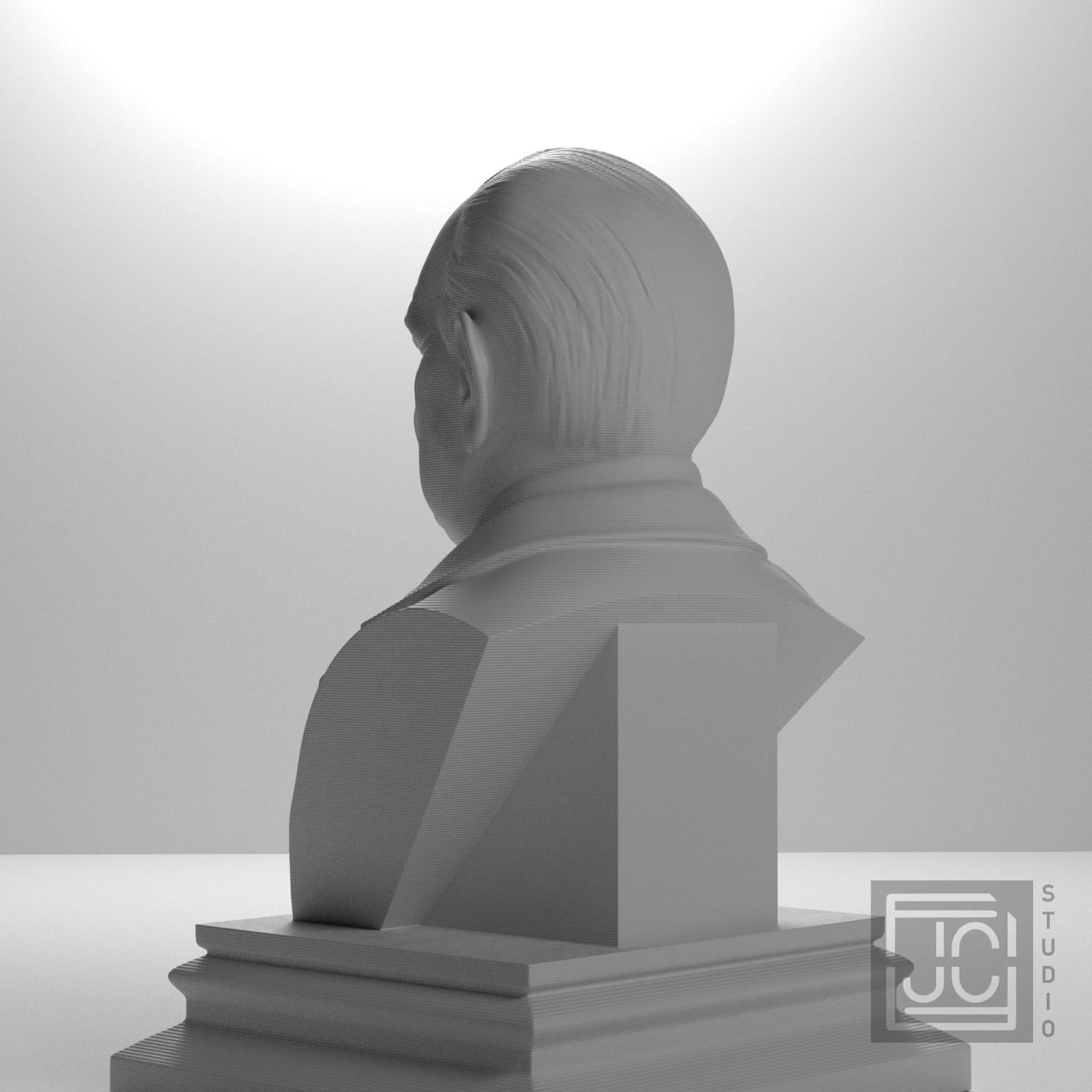 Lyndon B. Johnson 3D Printed Collectible Bust