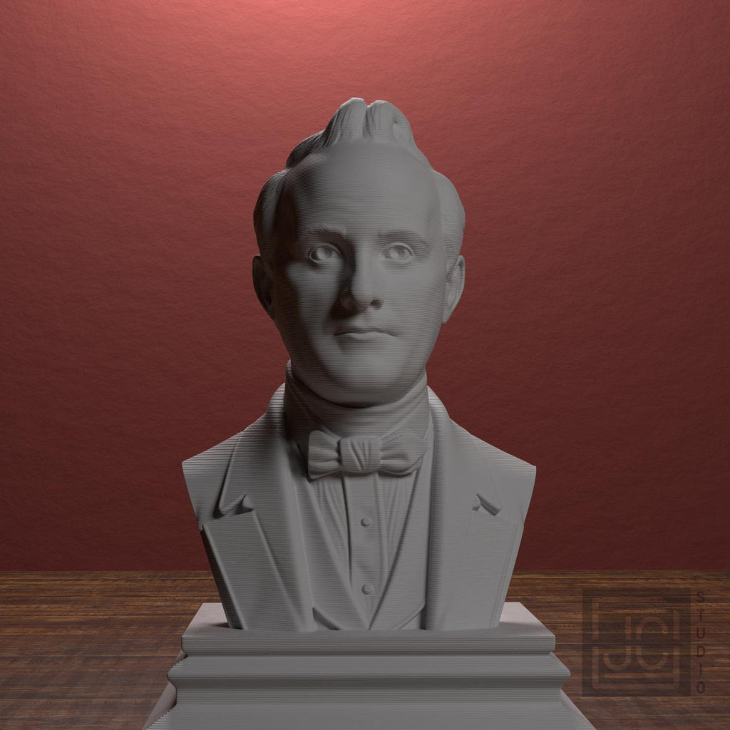 James Buchanan 3D Printed Collectible Bust