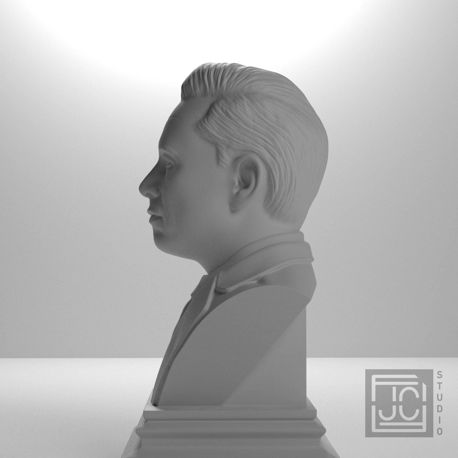 Elon Musk 3D Printed Collectible Bust