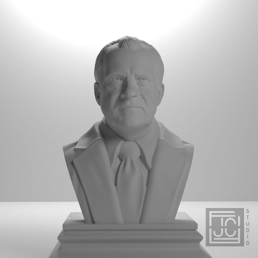 Richard Nixon 3D Printed Collectible Bust