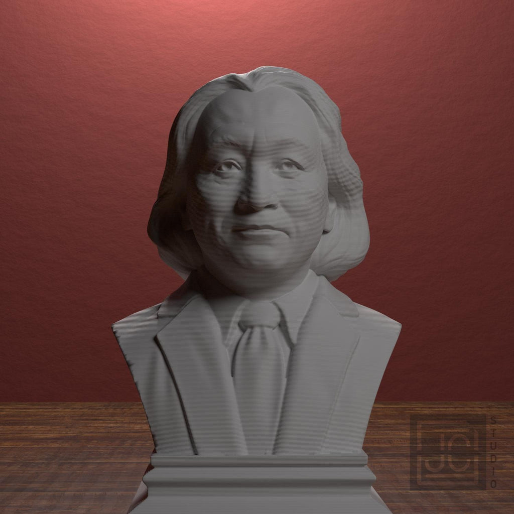 Michio Kaku 3D Printed Collectible Bust