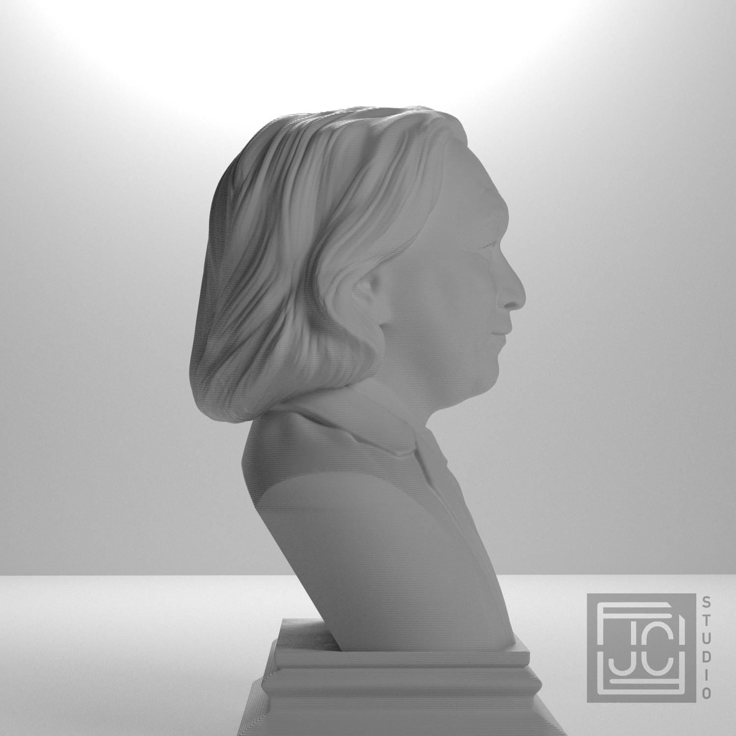 Michio Kaku 3D Printed Collectible Bust