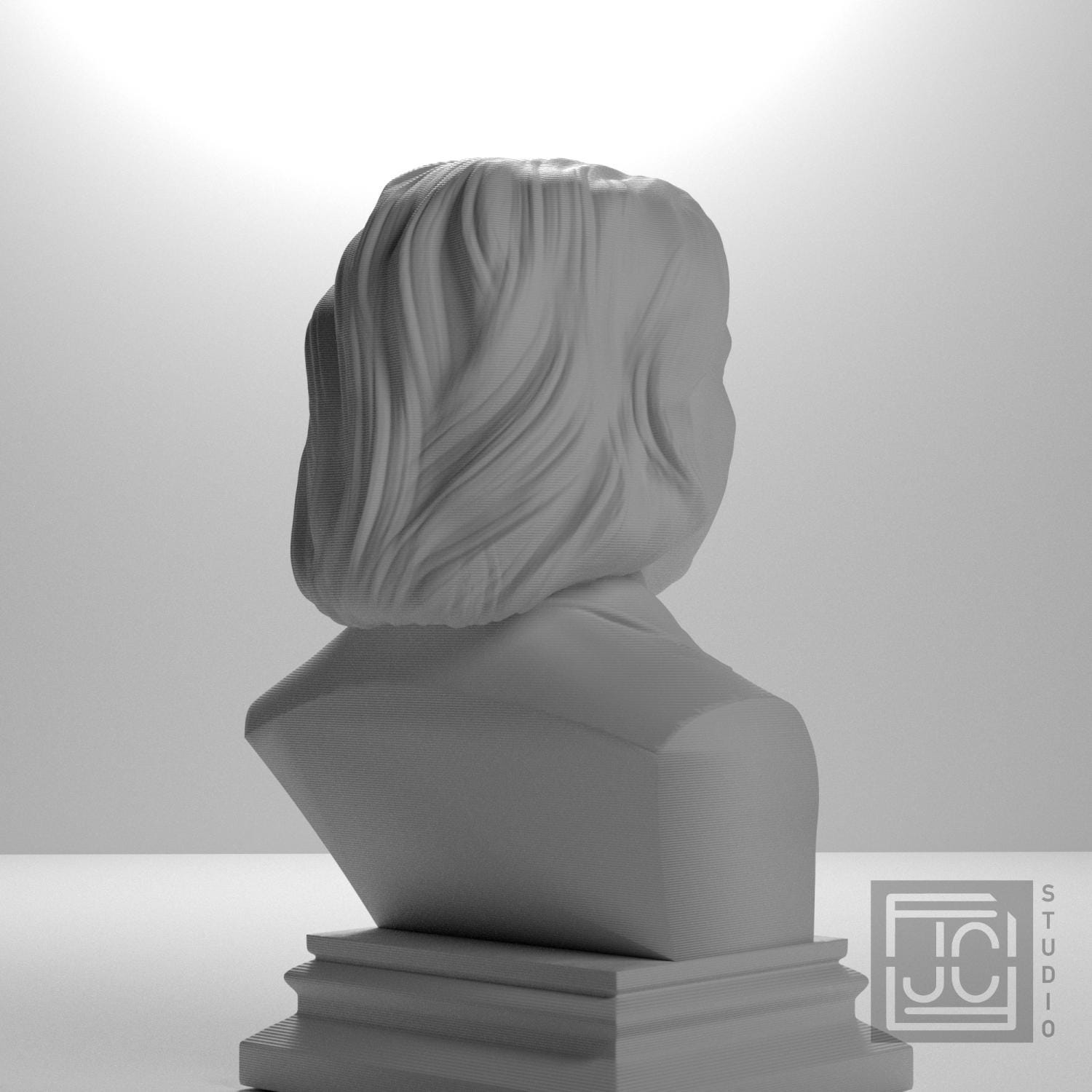 Michio Kaku 3D Printed Collectible Bust