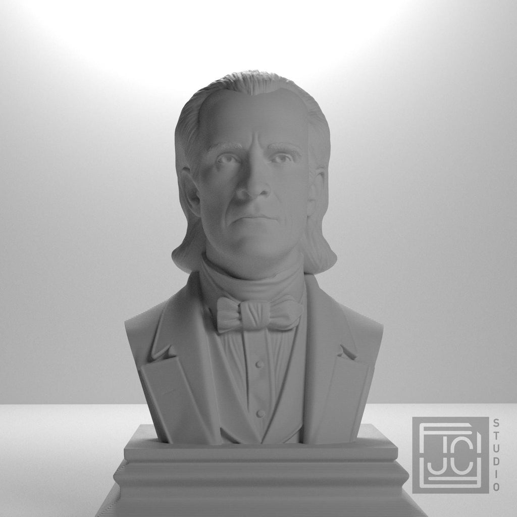 James K. Polk 3D Printed Collectible Bust