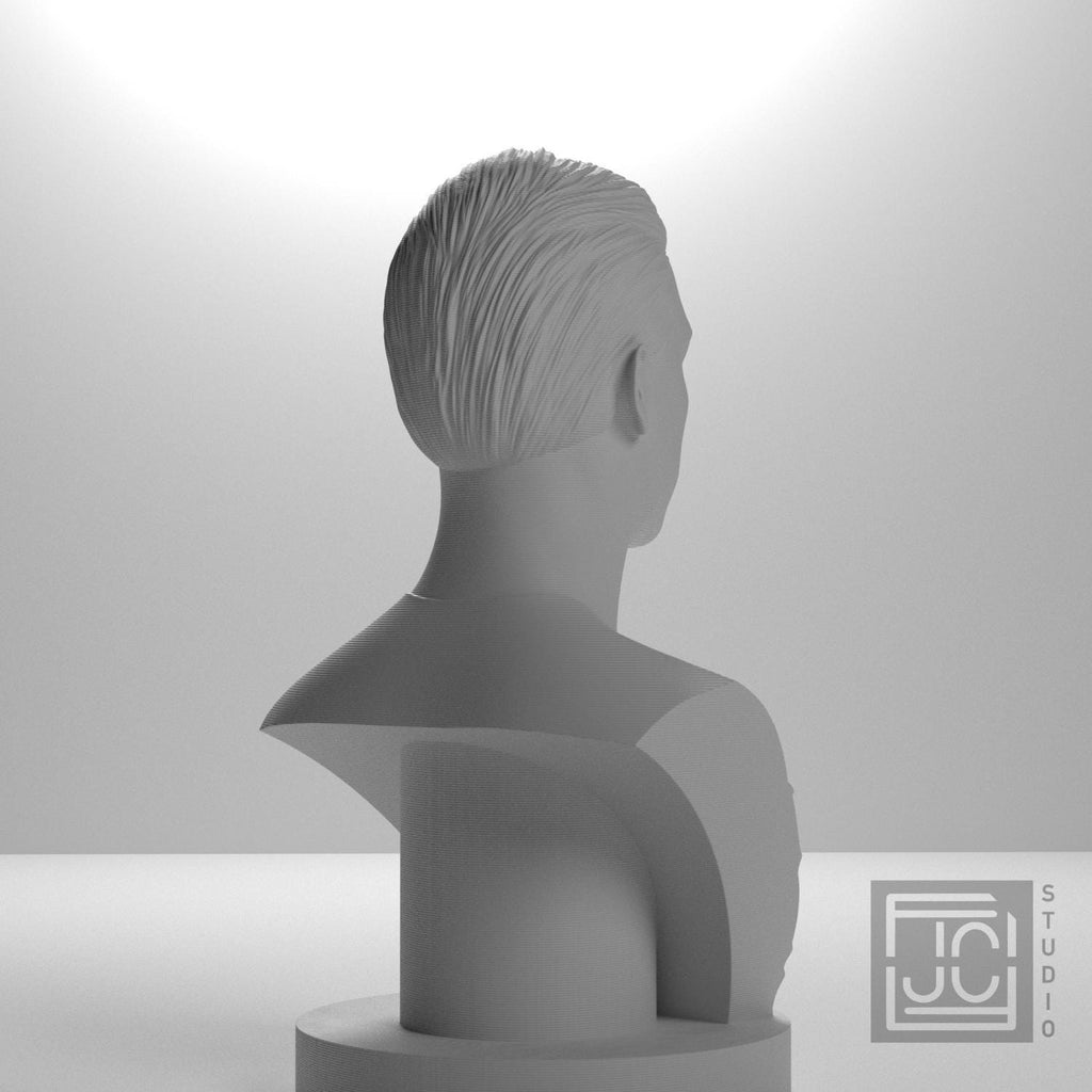 Cristiano Ronaldo 3D Printed Collectible Bust