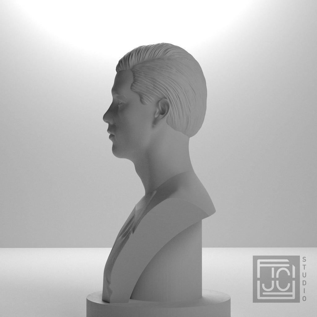 Cristiano Ronaldo 3D Printed Collectible Bust