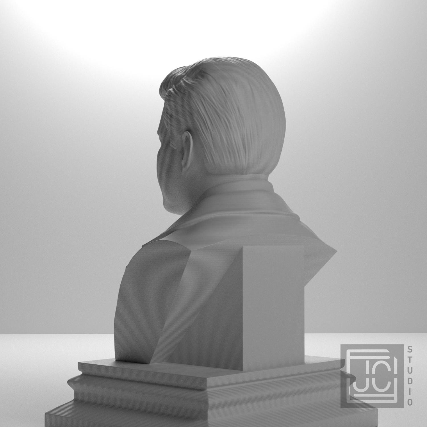 John F. Kennedy 3D Printed Collectible Bust