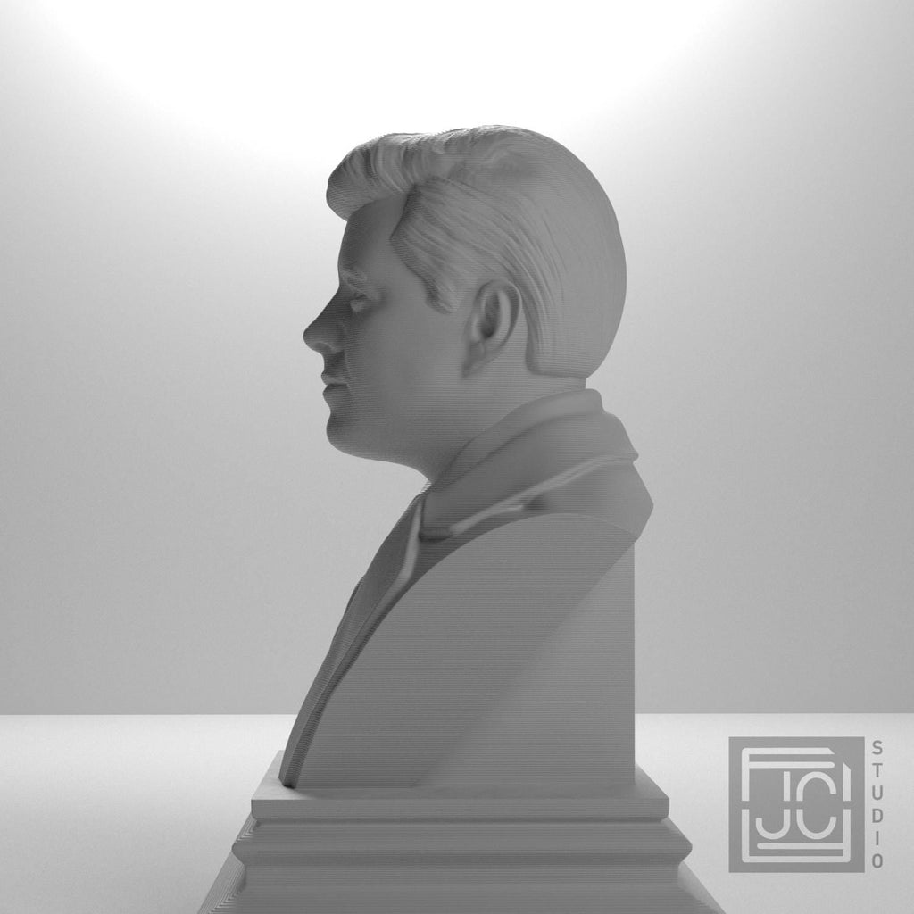 John F. Kennedy 3D Printed Collectible Bust