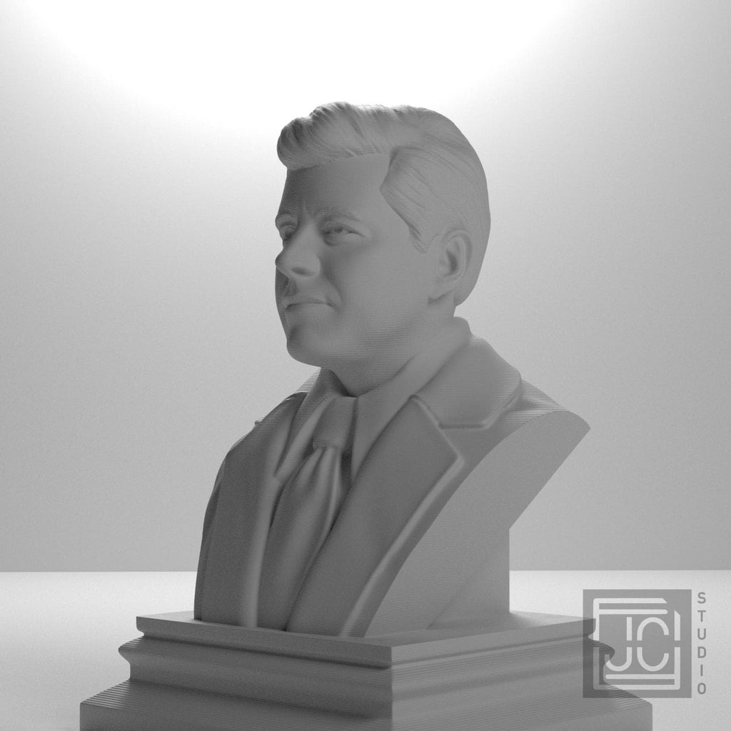 John F. Kennedy 3D Printed Collectible Bust