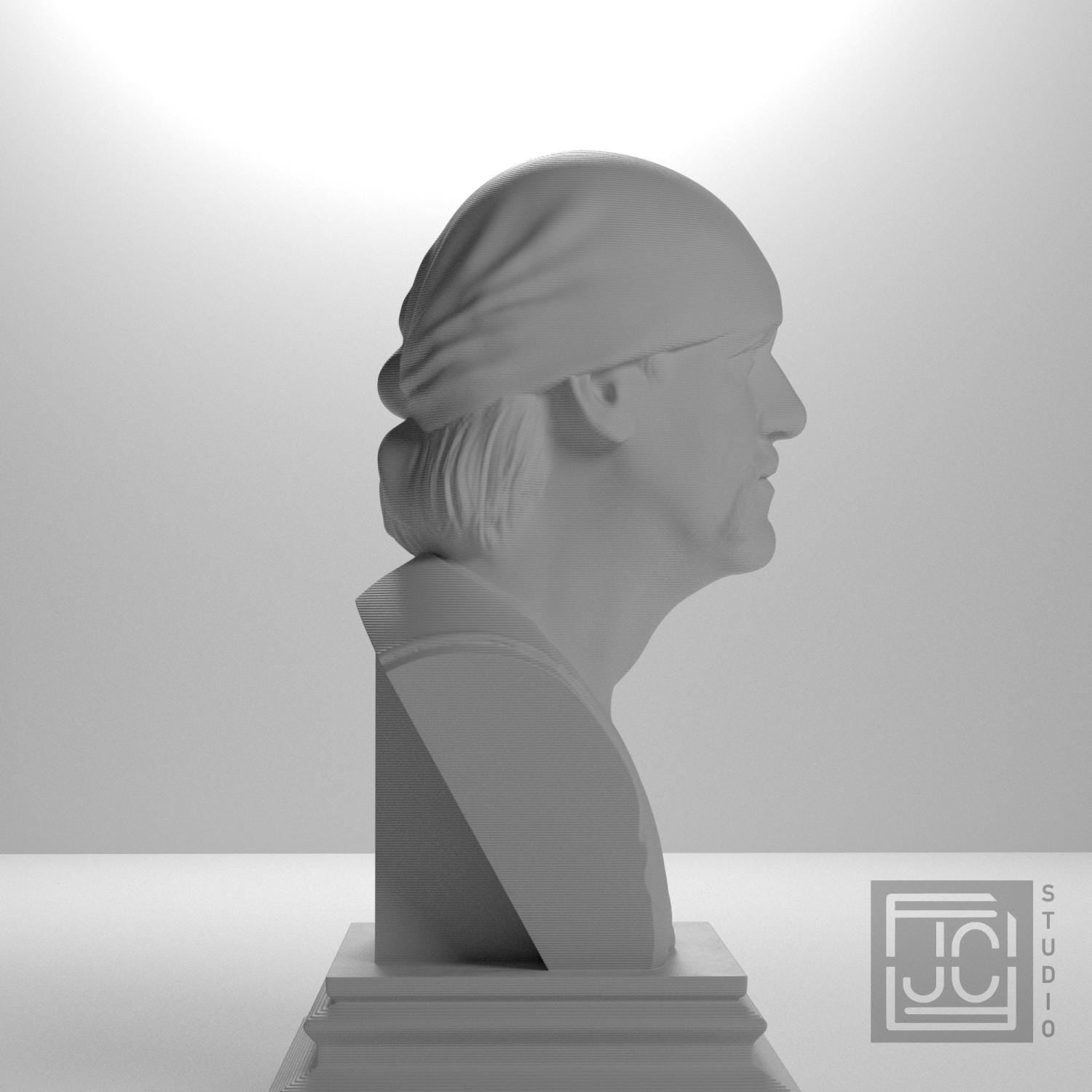 Hulk Hogan 3D Printed Collectible Bust