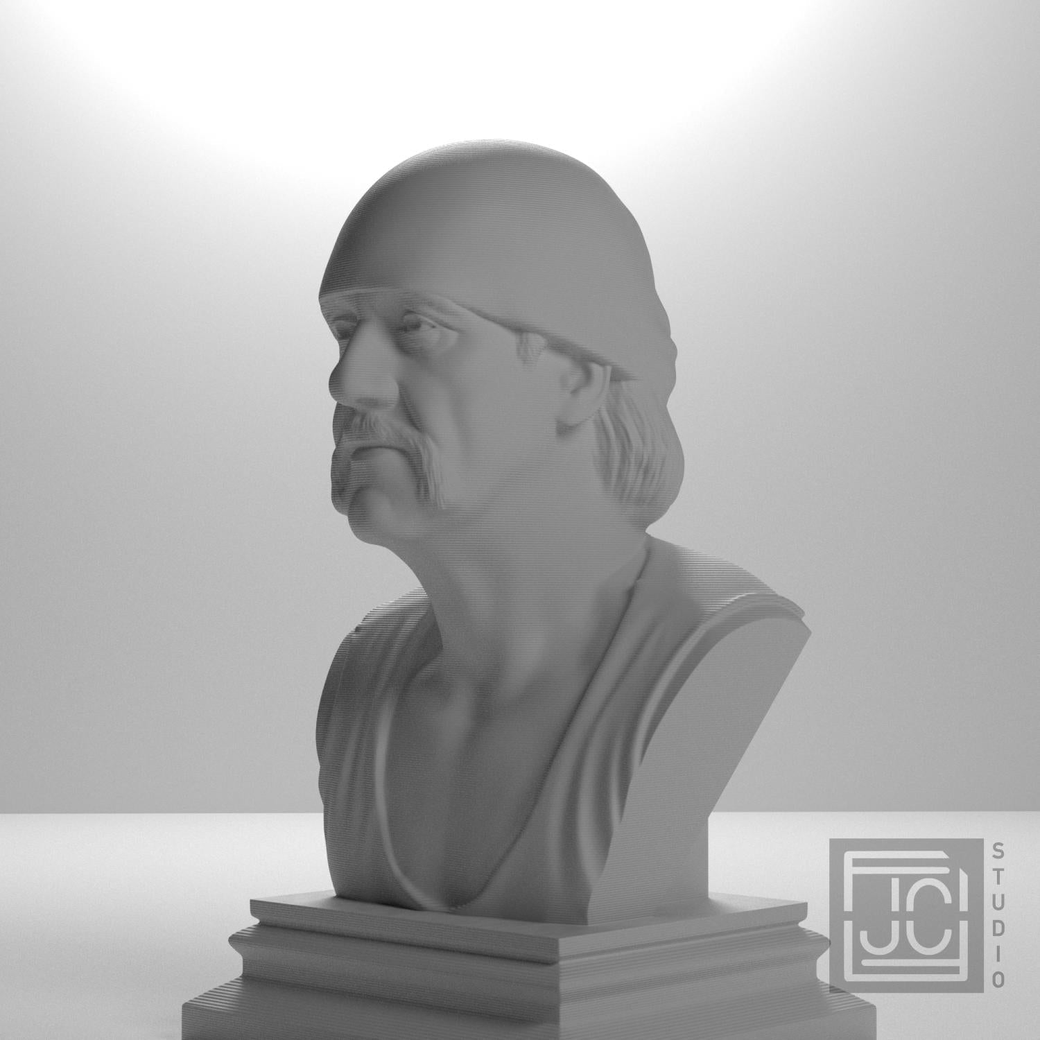 Hulk Hogan 3D Printed Collectible Bust