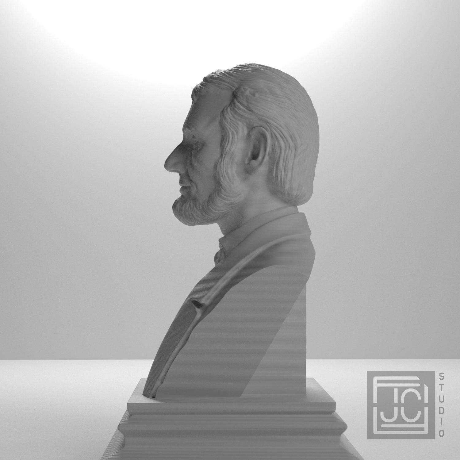 Abraham Lincoln 3D Printed Collectible Bust