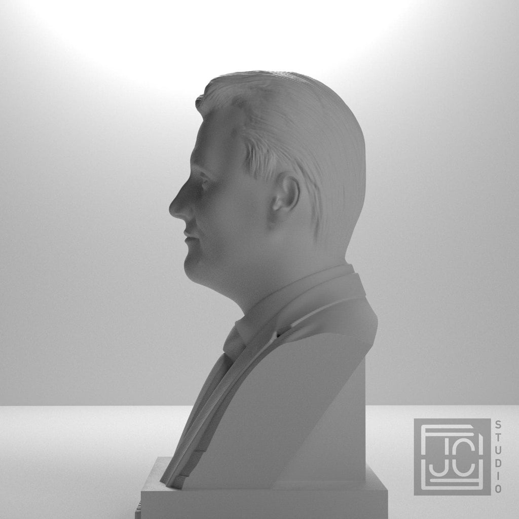 Charlie Kirk 3D Printed Collectible Bust