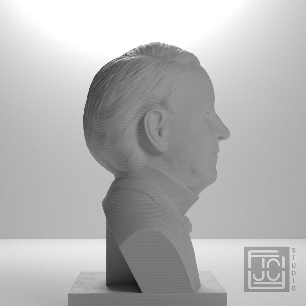 Thomas Edison 3D Printed Collectible Bust
