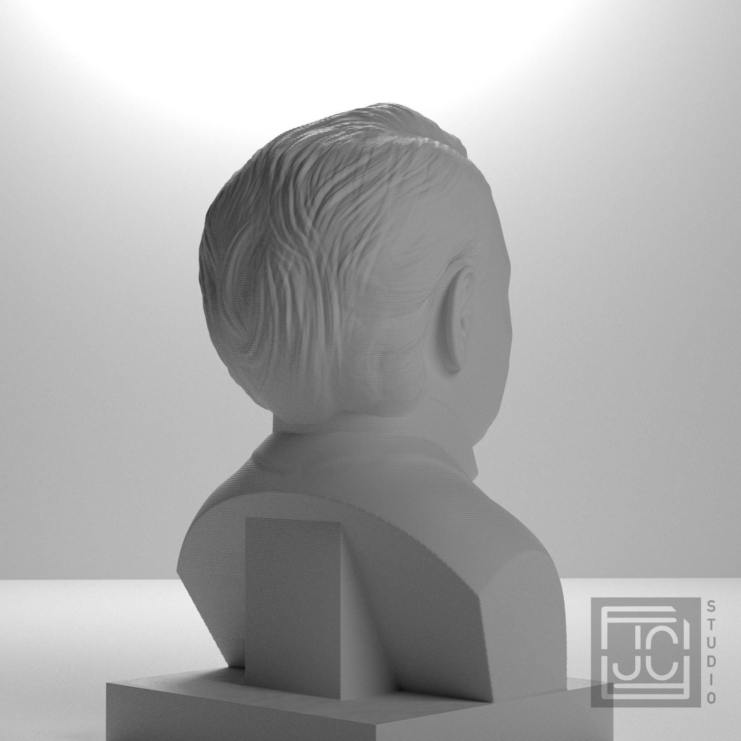 Thomas Edison 3D Printed Collectible Bust