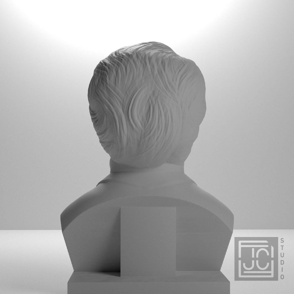 Thomas Edison 3D Printed Collectible Bust