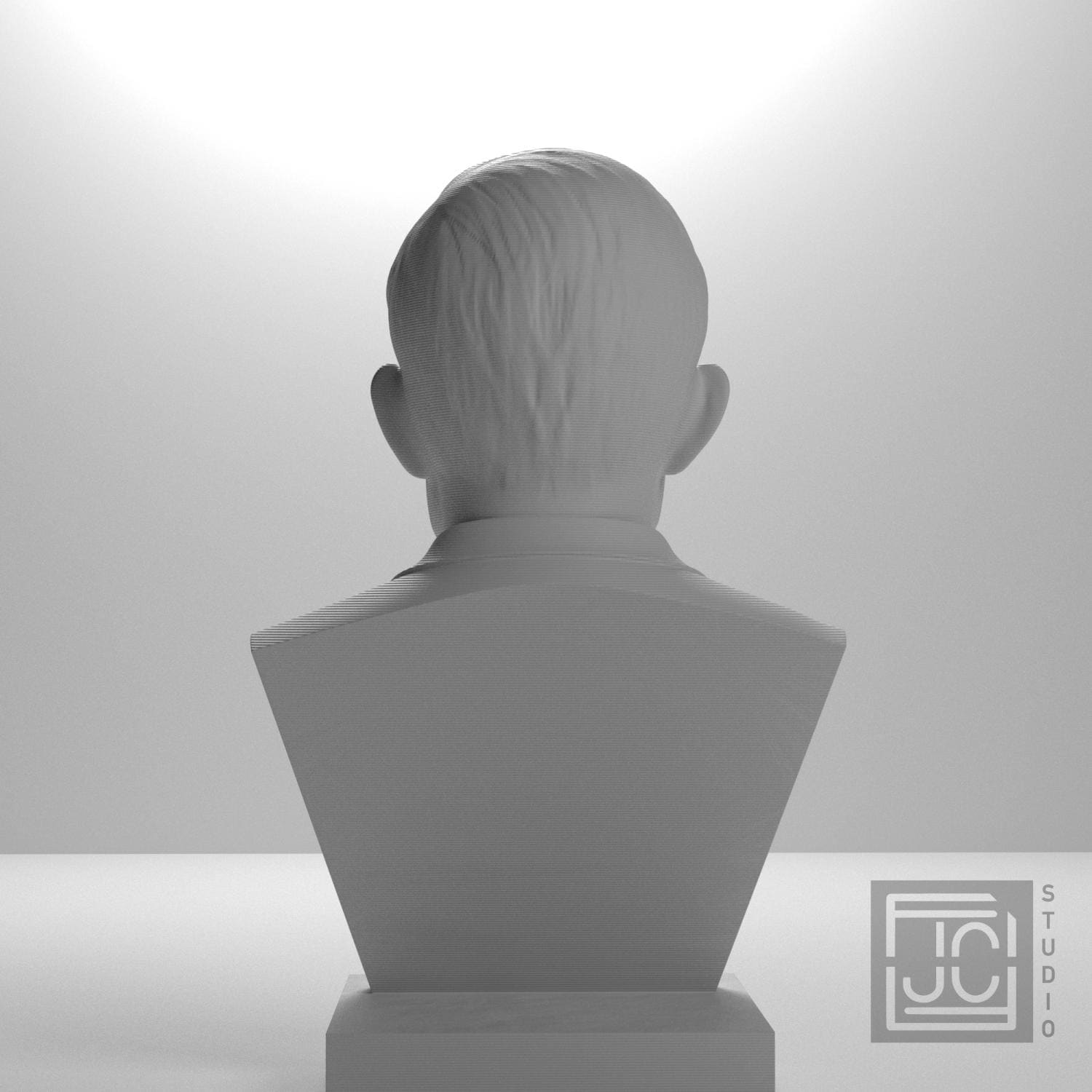 Alan Turing 3D Printed Collectible Bust