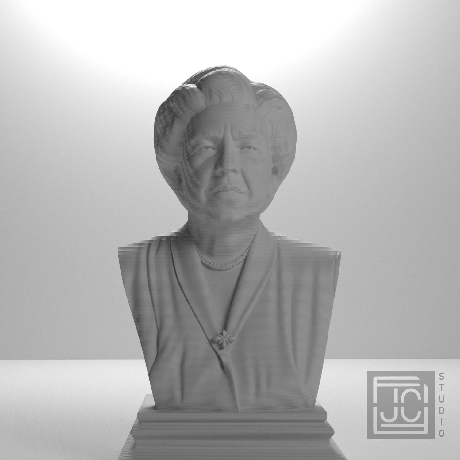 Eleanor Roosevelt 3D Printed Collectible Bust
