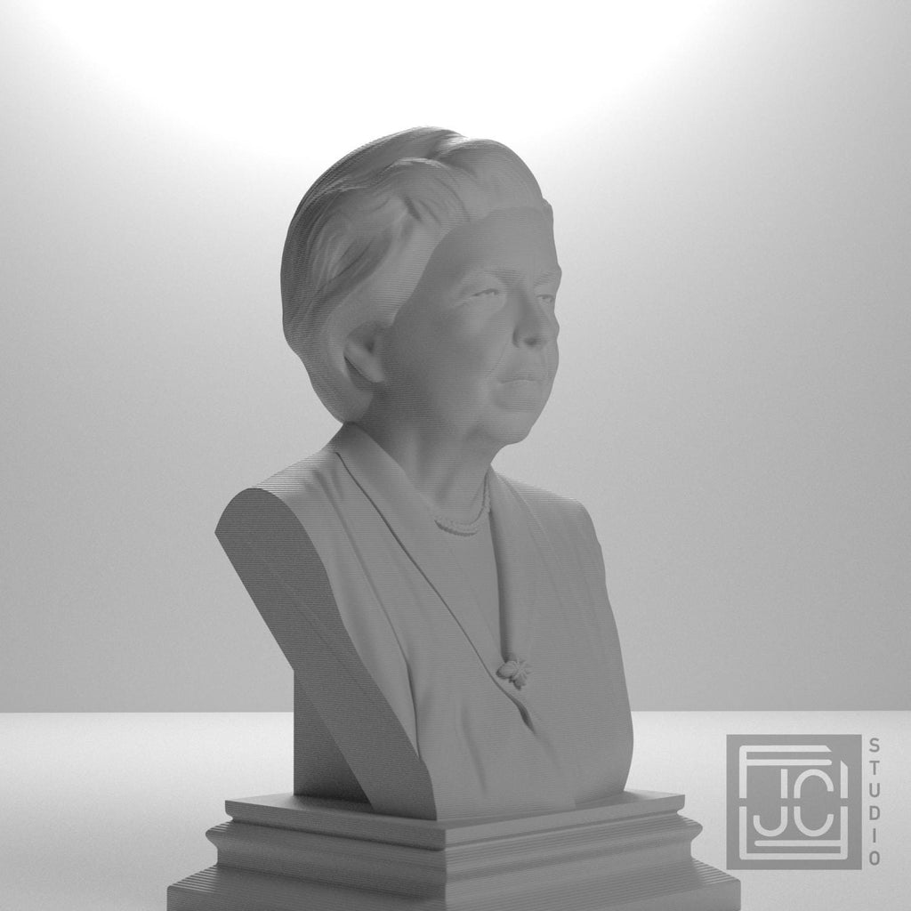 Eleanor Roosevelt 3D Printed Collectible Bust