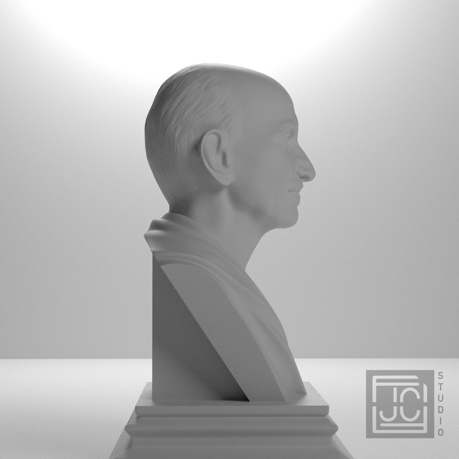 Mahatma Gandhi 3D Printed Collectible Bust