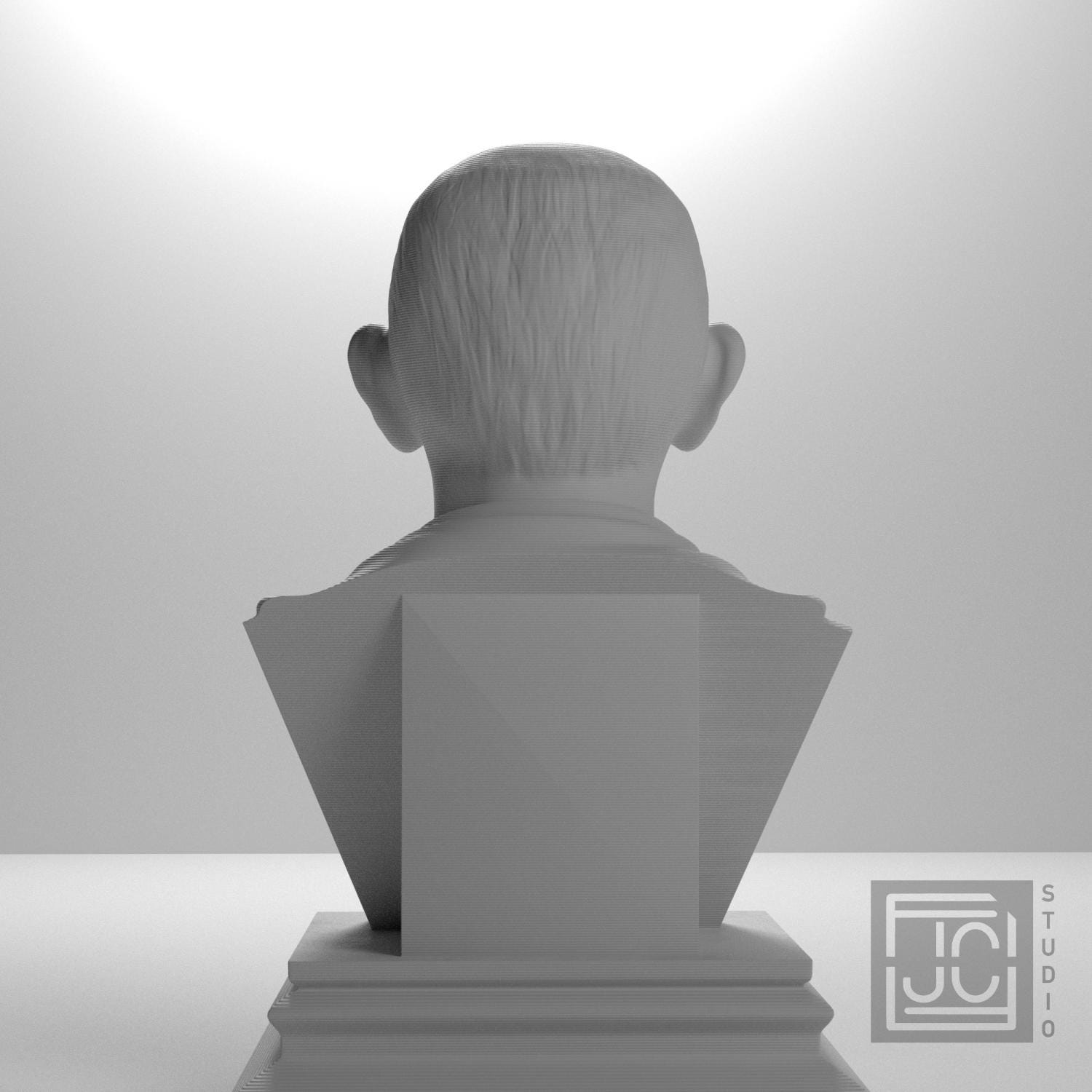 Mahatma Gandhi 3D Printed Collectible Bust