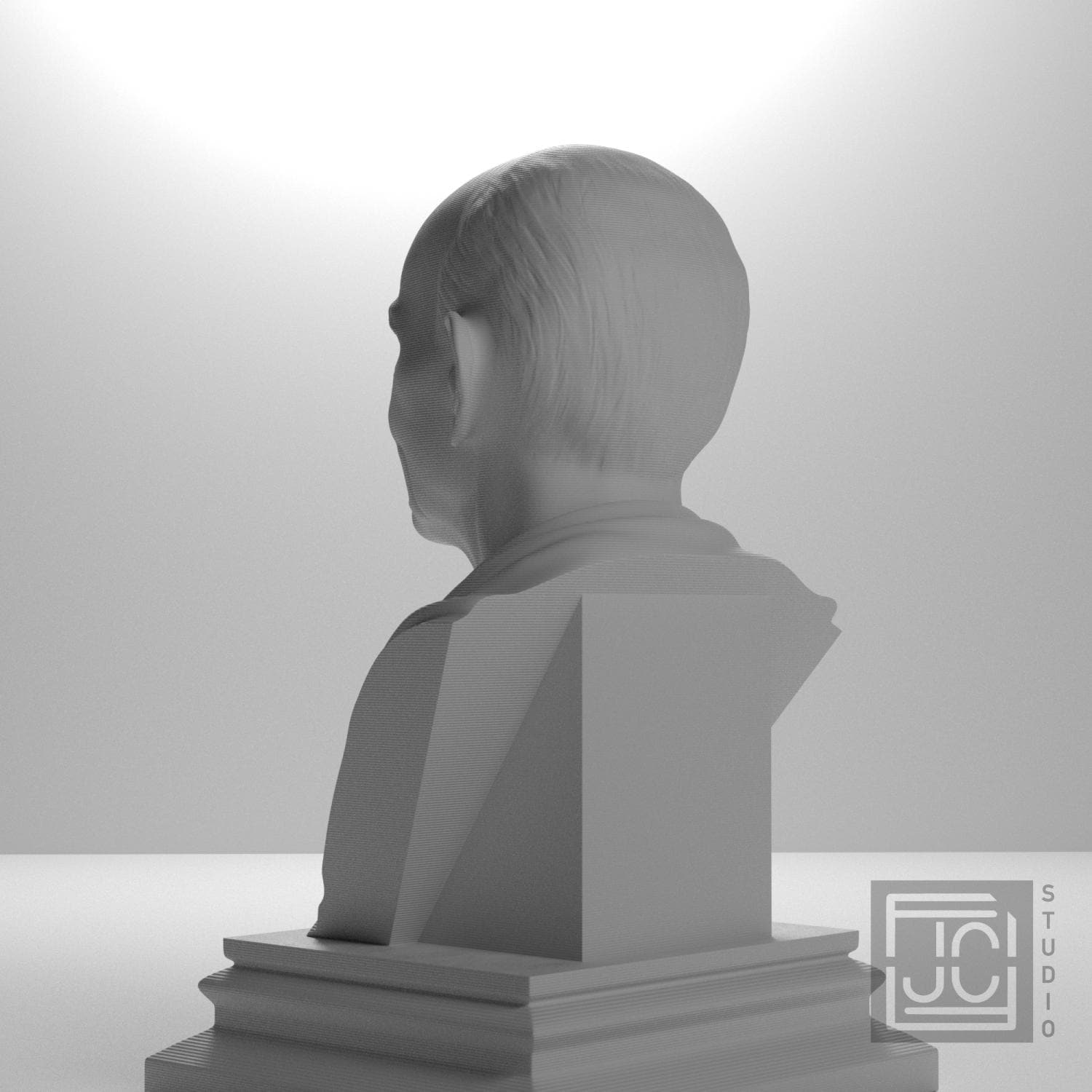 Mahatma Gandhi 3D Printed Collectible Bust