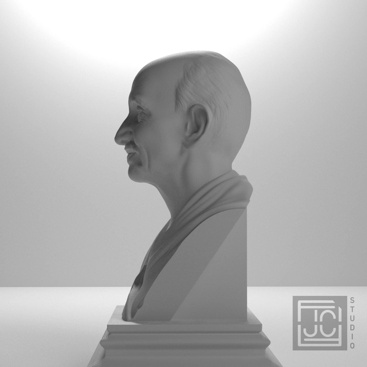 Mahatma Gandhi 3D Printed Collectible Bust