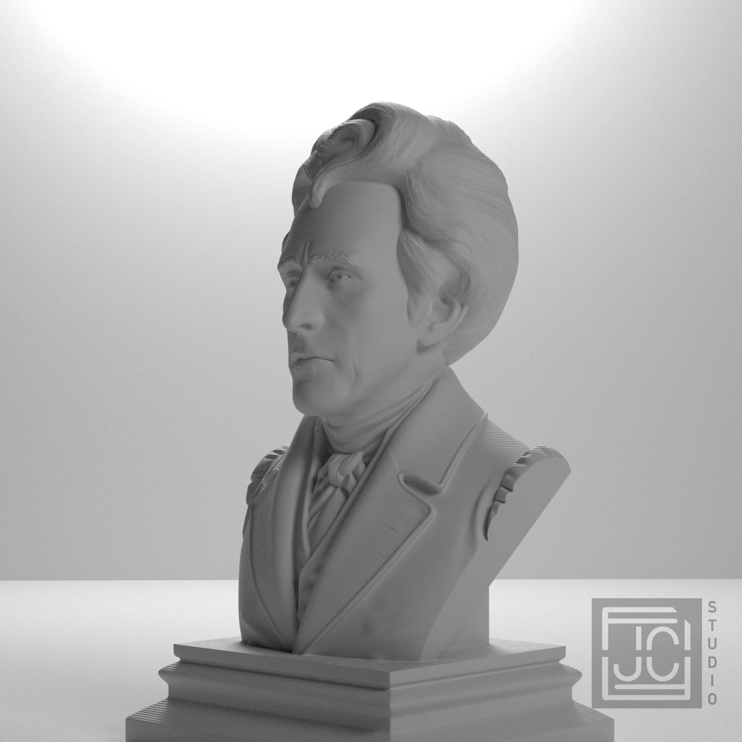 Andrew Jackson 3D Printed Collectible Bust