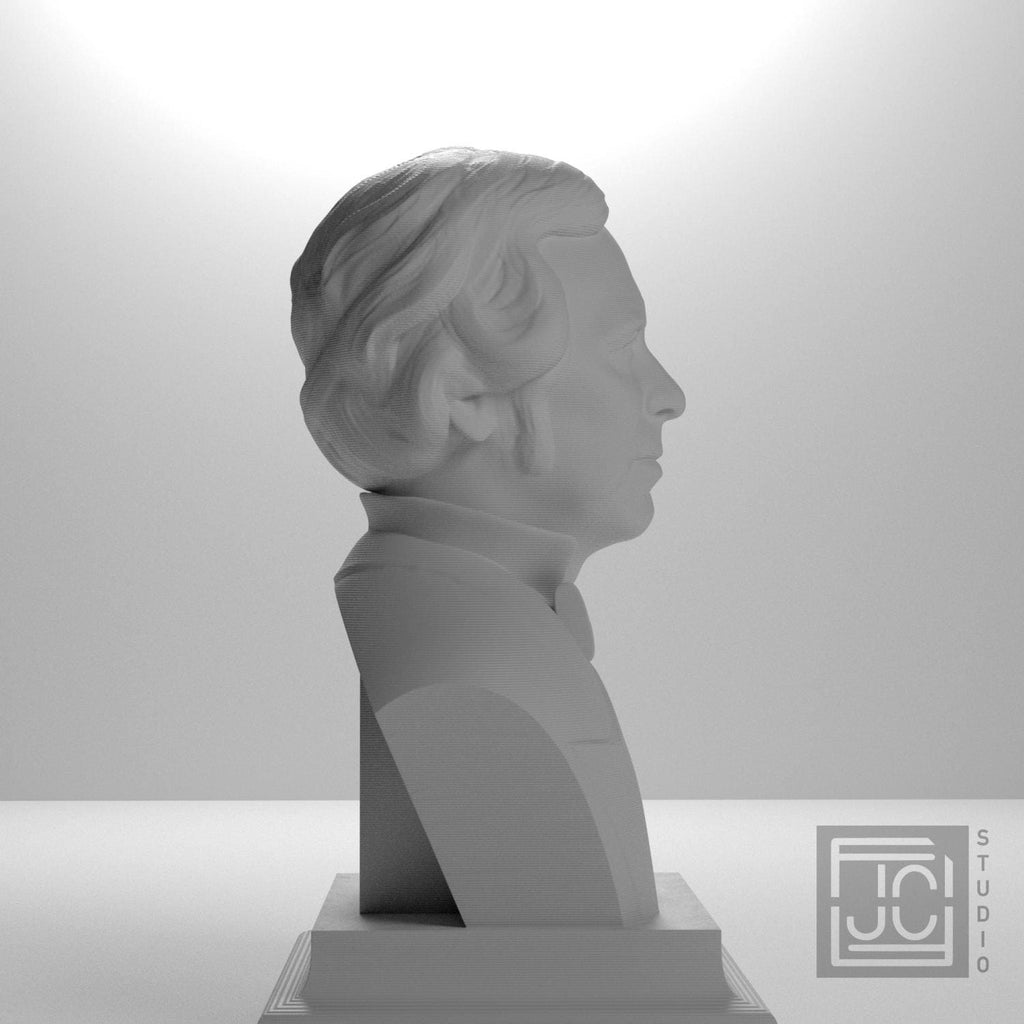 Michael Faraday 3D Printed Collectible Bust