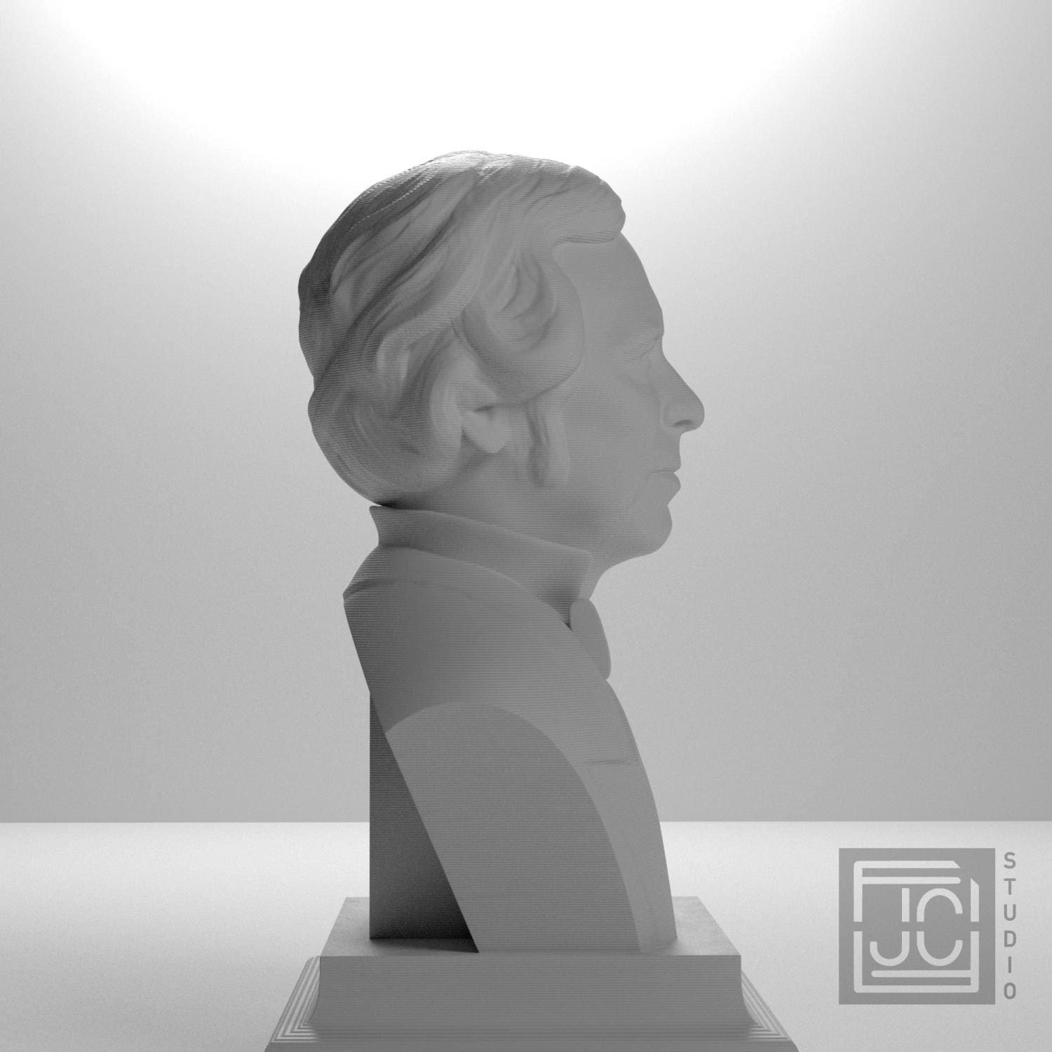 Michael Faraday 3D Printed Collectible Bust