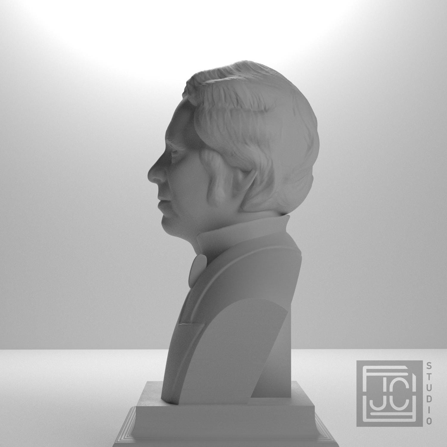 Michael Faraday 3D Printed Collectible Bust