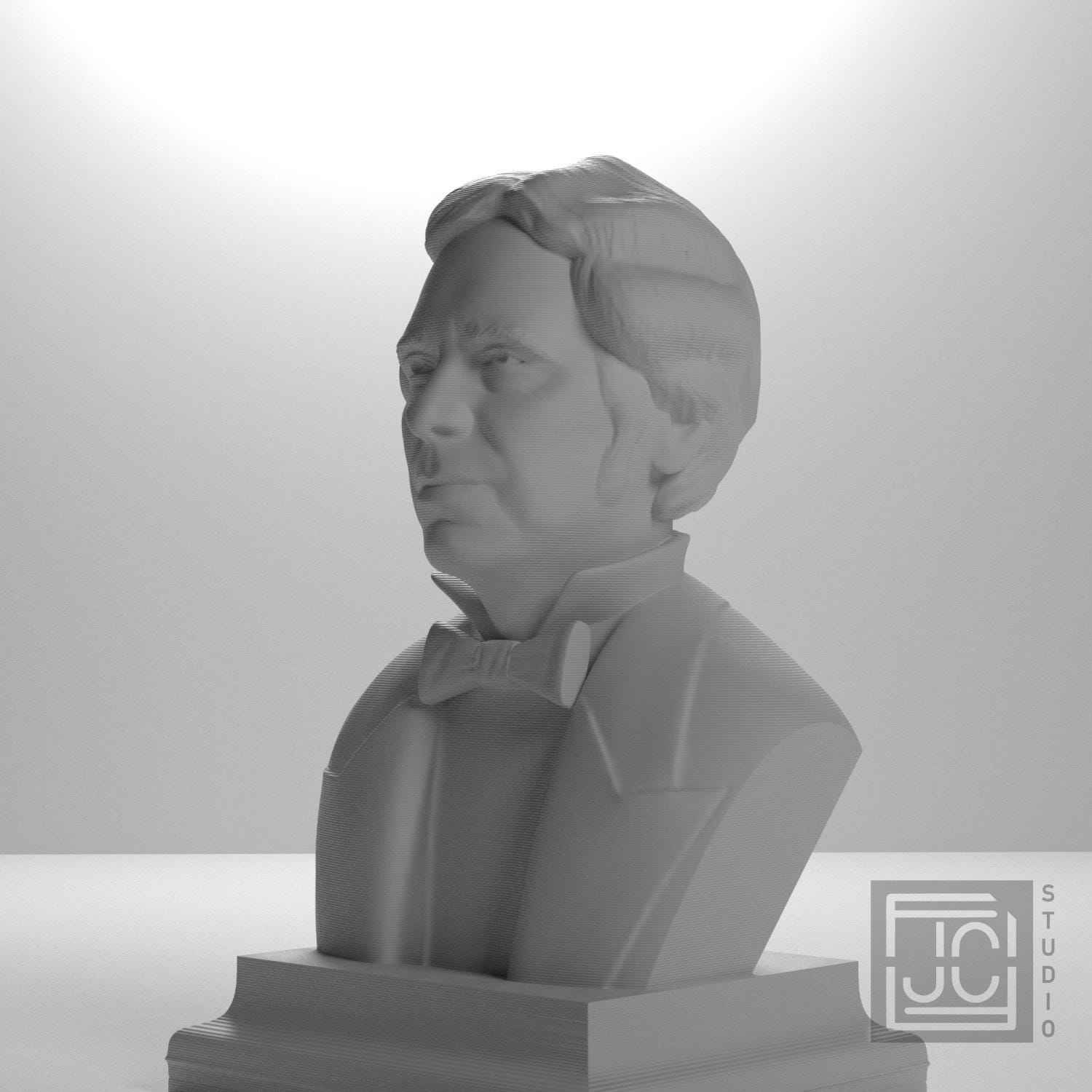 Michael Faraday 3D Printed Collectible Bust