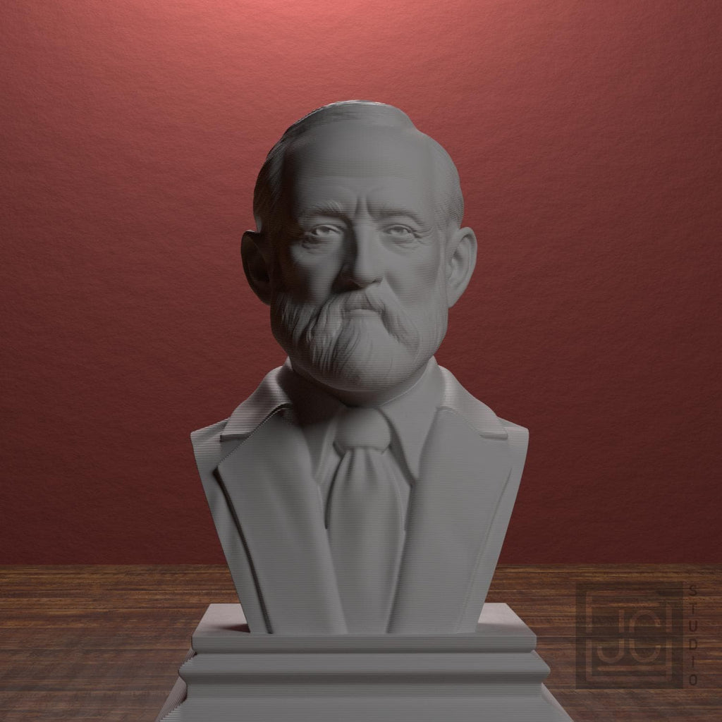 Benjamin Harrison 3D Printed Collectible Bust