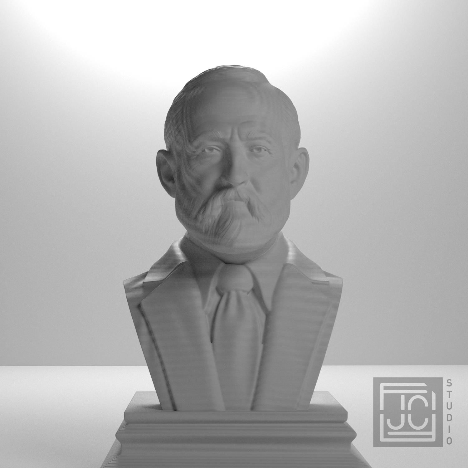 Benjamin Harrison 3D Printed Collectible Bust