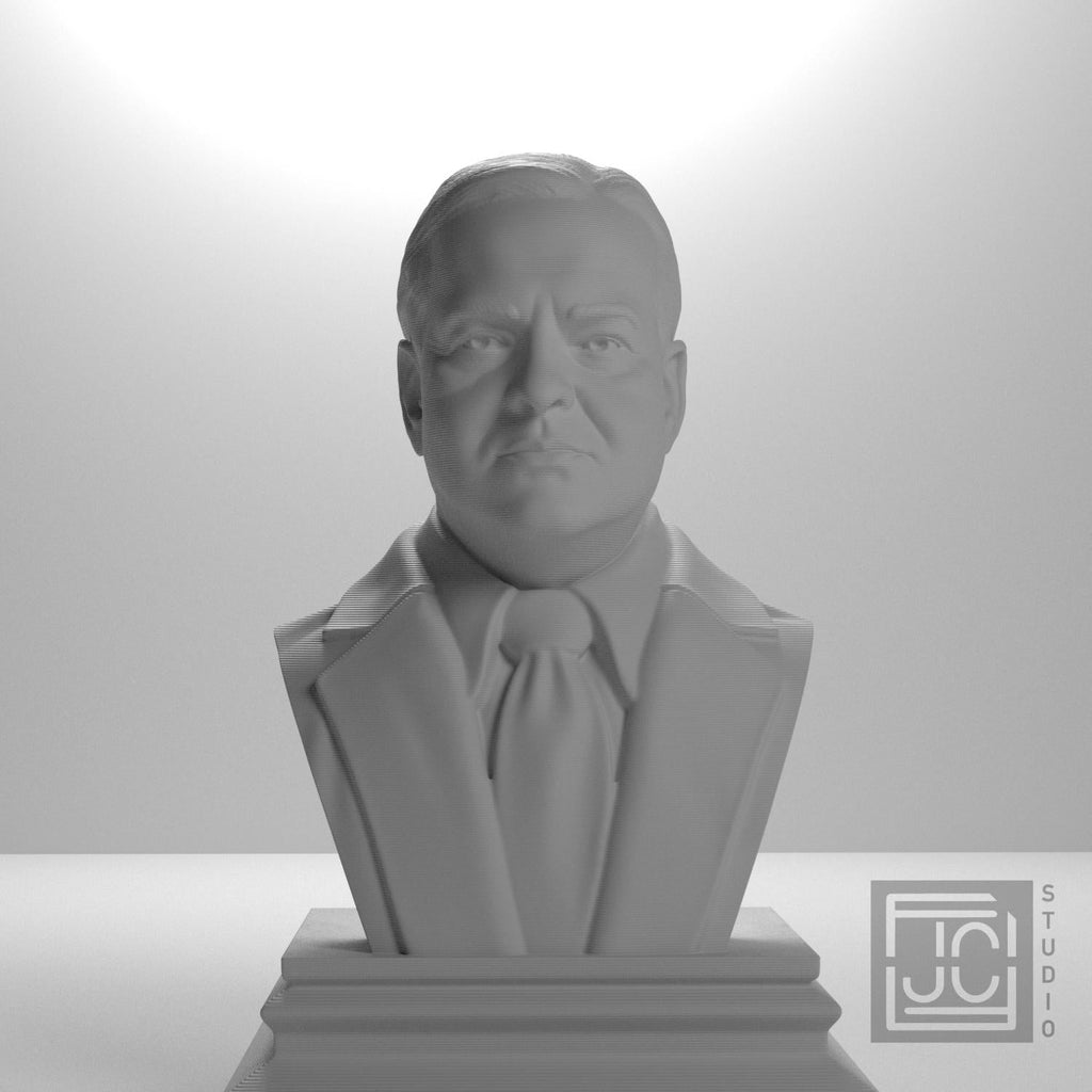Herbert Hoover 3D Printed Collectible Bust