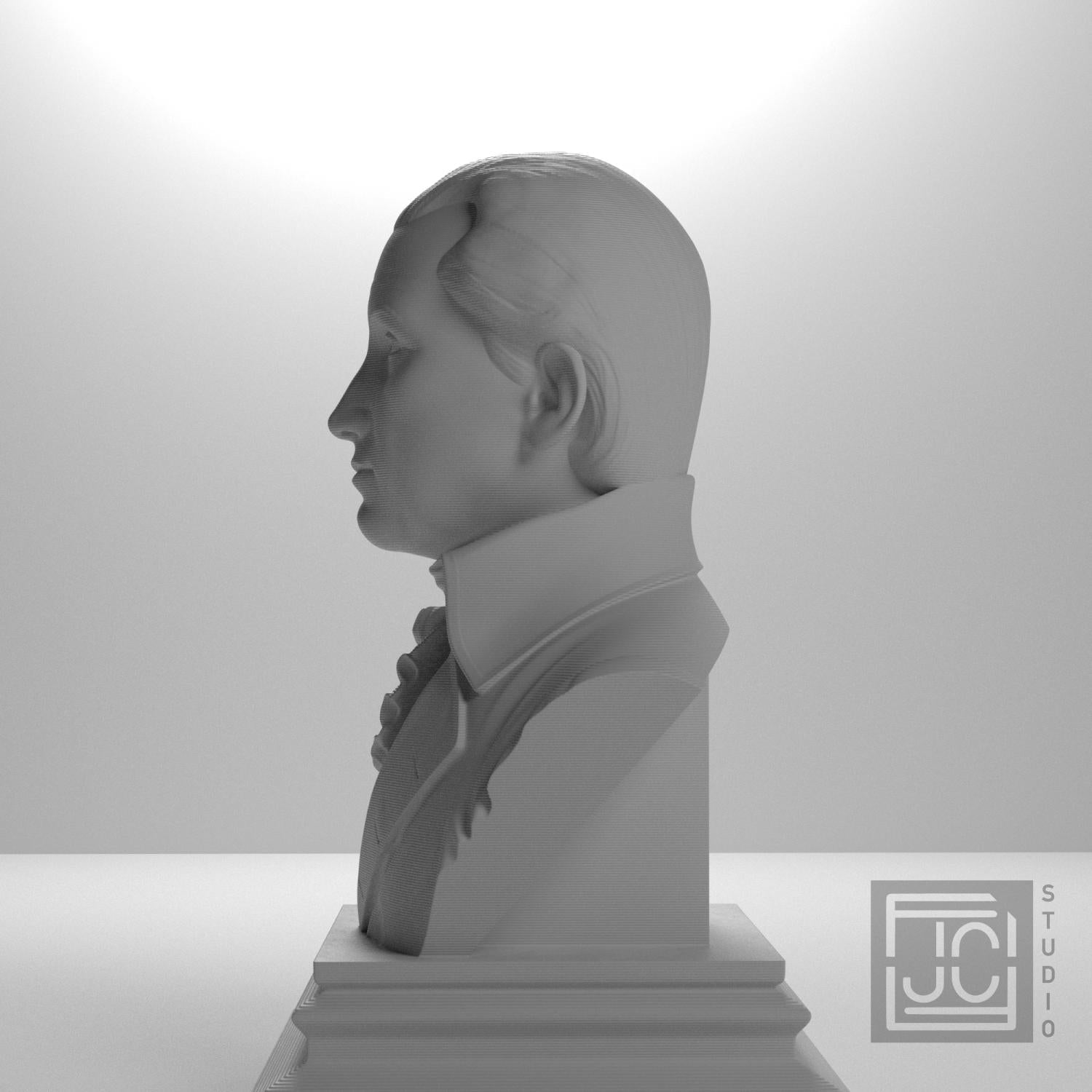 James Monroe 3D Printed Collectible Bust