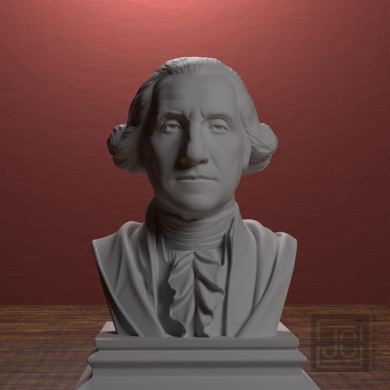 George Washington 3D Printed Collectible Bust