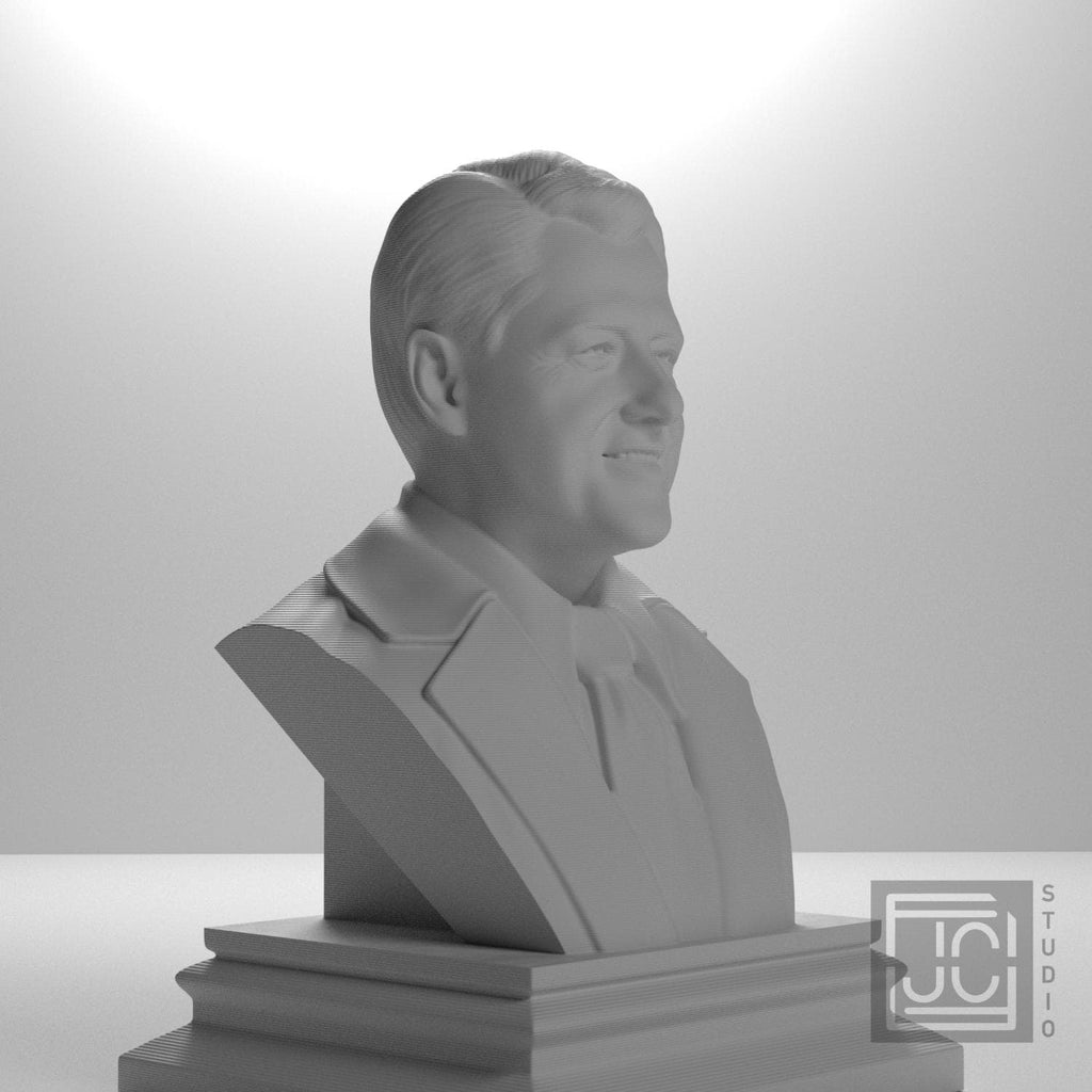 Bill Clinton 3D Printed Collectible Bust