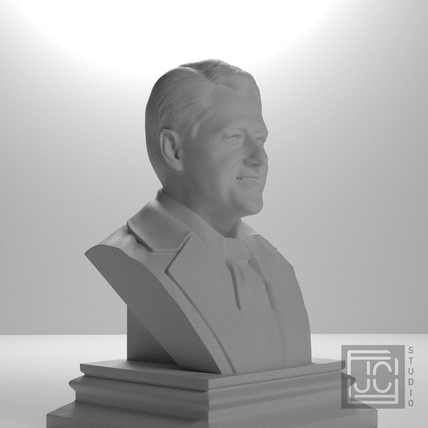 Bill Clinton 3D Printed Collectible Bust