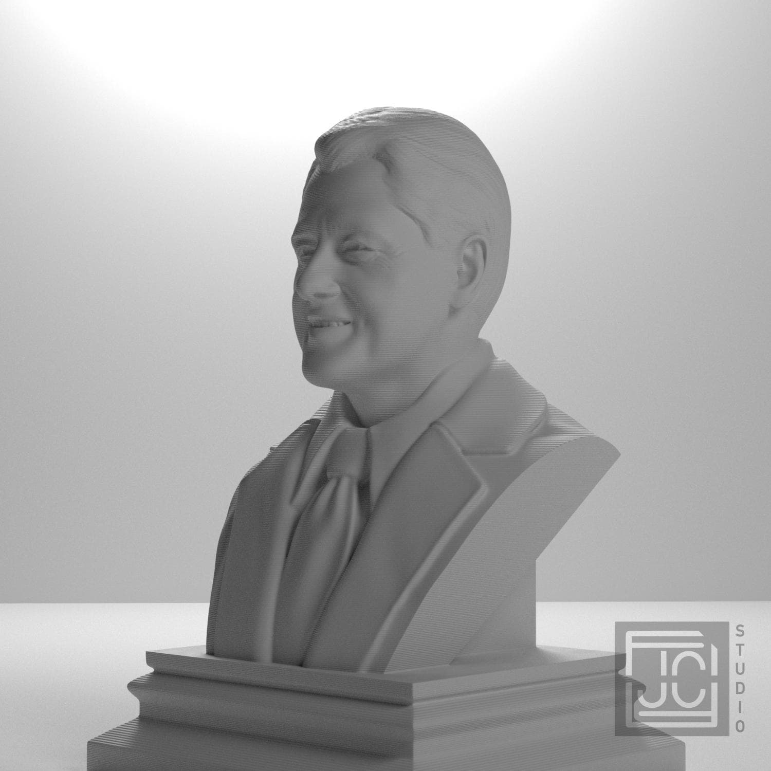Bill Clinton 3D Printed Collectible Bust
