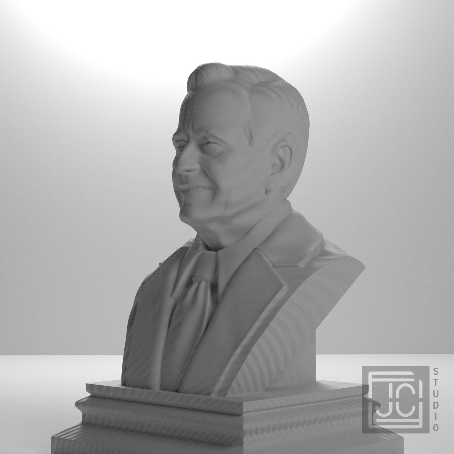 George H. W. Bush 3D Printed Collectible Bust
