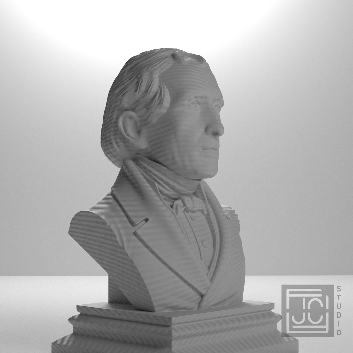 John Tyler 3D Printed Collectible Bust