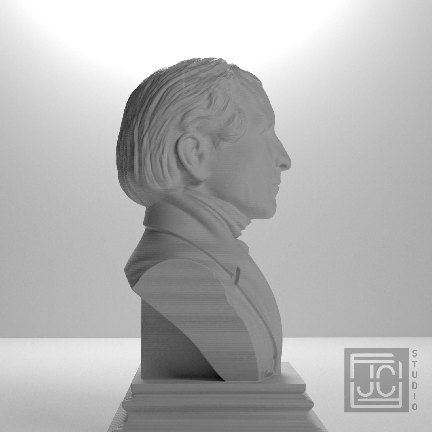 John Tyler 3D Printed Collectible Bust